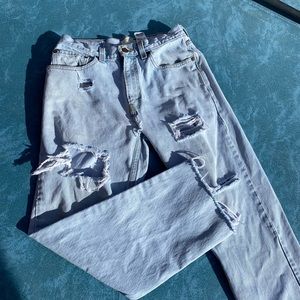 Vintage hand distressed Levi’s